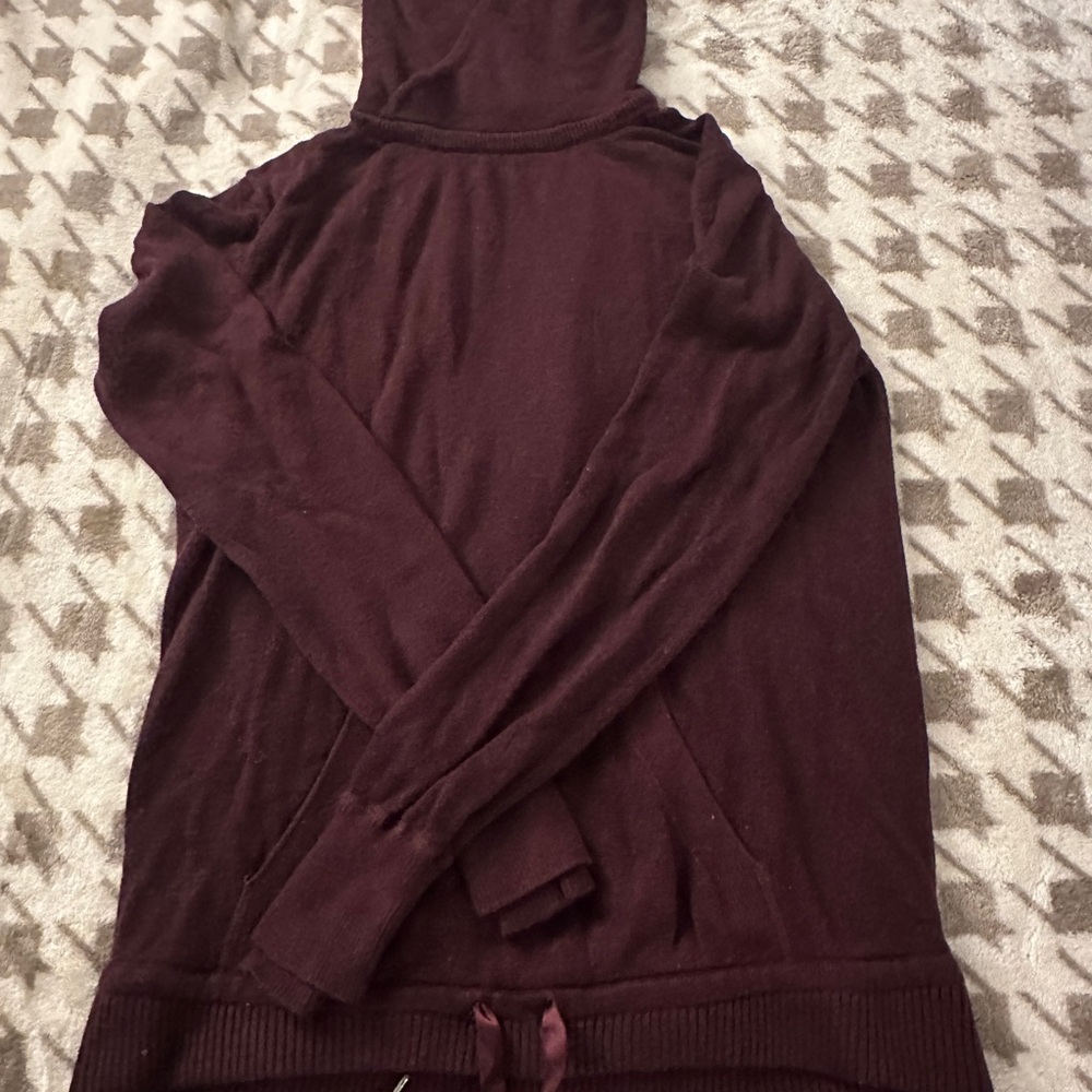 Lululemon Athletica Purple Cowl Neck Sweater